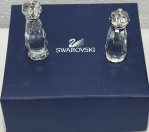Swarovski Kristall Memories Salz und Pfeffermühle Set Retired Figur Sammlerstück - Bild 1 von 4