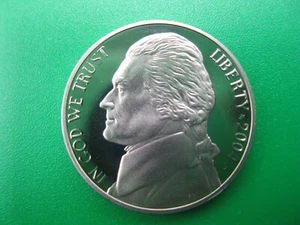 2004 S Jefferson L & S Peace Nickel Gem Deep Cameo Proof #1272506 - Picture 1 of 3