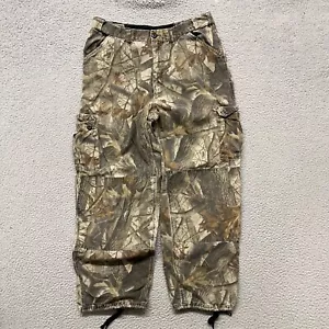 Walls Camo Cargo Pants Mens M RealTree Hardwoods Camouflage Hunting Outdoors - Picture 1 of 14