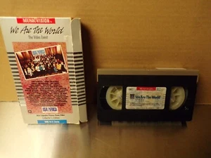 We Are the World - The Video Event (VHS, 1985) USA for Africa  Tested VG - Picture 1 of 2