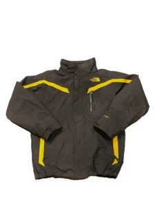 The North Face Boys 3 in 1 Hyvent Triclimate Jacket Size Large 14/16 Gray Yellow - Picture 1 of 12