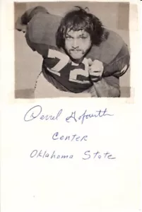 T19-79903 Fußball Autogrammkarte Derrel Goforth OK State Packers 77-86 SD 83-84 - Bild 1 von 1