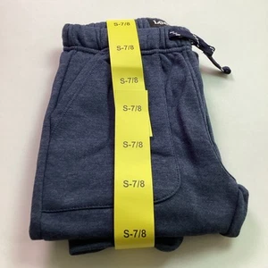 Lee Boys Youth Jogger Pants w/Pocket Rugged Knee, Dark Blue, Size S 7/8 - Picture 1 of 6