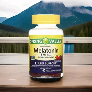 Spring Valley Melatonin Dietary Supplement Gummies Strawberry 5 Mg 60 Count - Picture 1 of 1