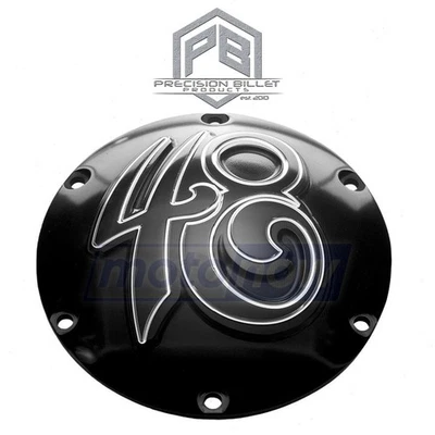 Precision Billet Sportster 48 Billet Derby Cover for 2009-2010 Harley yy Foto 1 de 4