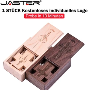 Kostenlose Anpassung Logo 128 GB USB Flash-Laufwerk Holz USB-Sticks 64 GB 16 GB - Bild 1 von 17