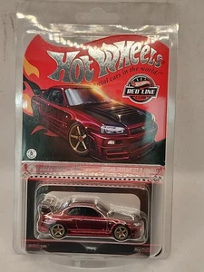 NEU Hot Wheels RLC Exclusive 2024 Selections Nissan Skyline GT-R BNR34 rot - Bild 1 von 8