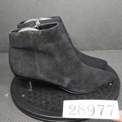Zapatos Sam Edelman para mujer talla 7,5 negros gamuza Kinzey botines punta cremallera Foto 1 de 4