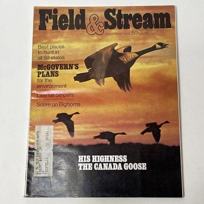 Field And Stream Magazine 11/1972 Fishing Hunting Bighorns Best All 50 States - Image 1 of 4