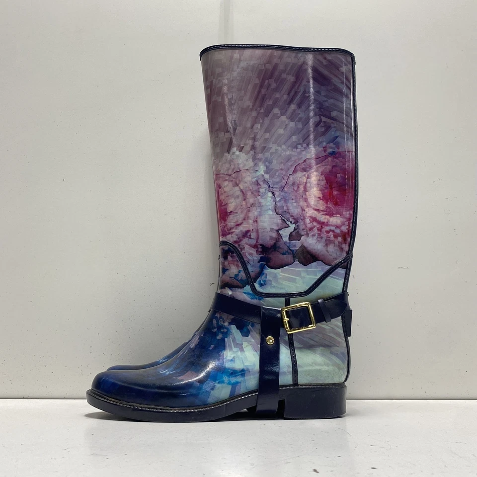 Botas de lluvia Ted Baker florales de goma para mujer talla 6 Foto 1 de 4