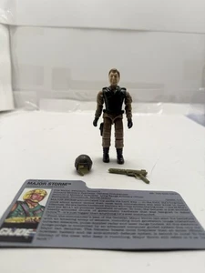 Major Storm V1 100% Complete G.I. Joe 1990 Hasbro Vintage Action Figure - Picture 1 of 4