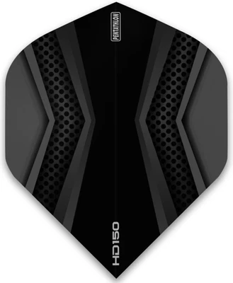 Dart Flights Pentathlon™ HD150 Dart Flights Strong 150 micron 5 sets GREY/BLACK - Image 1 of 3