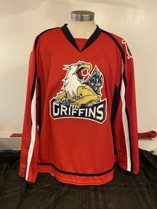 Reebok Grand Rapids Griffins Red AHL Hockey Jersey Size XXL - Picture 1 of 9
