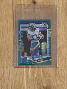 Puka Nacua 2023 Panini Donruss Optic Rated Rookie Green Hyper Prizm RC #238 - Bild 1 von 2