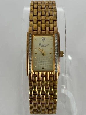 Reloj de cuarzo Precision By Gruen GP3039 20mm tono dorado con pulsera y batería Foto 1 de 4