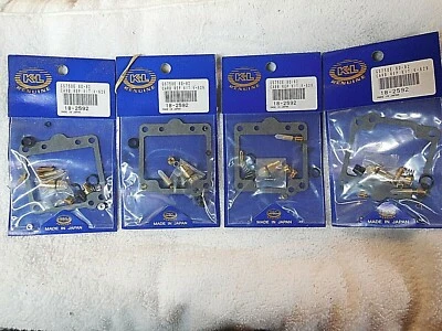 4x Kits de carburador Suzuki 80-83 GS750 GS750E GS750L GS750T 18-2592 Foto 1 de 4