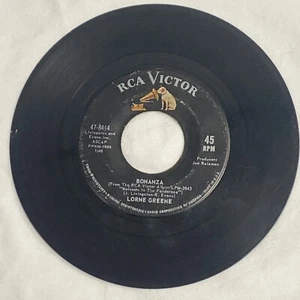 Lorne Greene (45 RPM Vinyl Record) BONANZA / RINGO - Picture 1 of 6