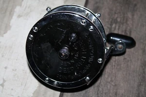 Working Condition-Vtg penn No.49 Black Handle deep sea reel USA FREE SHIPPING! - Picture 1 of 6