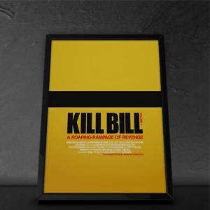 Póster de Kill Bill, culto a Tarantino, marco de cuña, lienzo, lienzo - Imagen 1 de 10