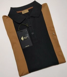 Gabicci Vintage Herren Poloshirt Schwarz Retro - Bild 1 von 11