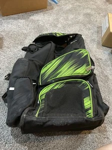 Boombah Superpack Softball Bat Bag Backpack Green And Black clean - Picture 1 of 7