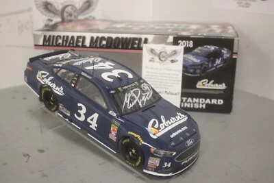 Michael McDowell Coburn's 2018 1/24 acción NASCAR diecast autografiado Foto 1 de 2