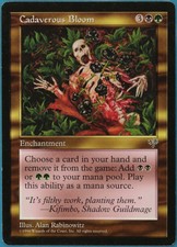 Cadaverous Bloom Mirage PLD Black Green Rare MAGIC CARD (ID# 214090) ABUGames