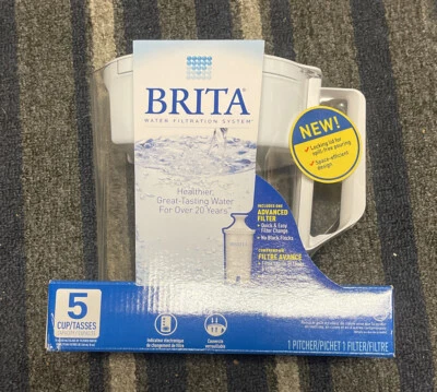 Brita Water Filter Pitcher 5 Cup Capacity with Filter New In Box - Image 1 of 4