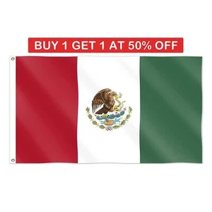 5X3FT Mexico Flag Large Mexican National Flag World Cup Sports Fan Supporter - Picture 1 of 8