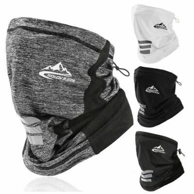 Cooling Neck Gaiter Face Mask Sun Shield Scarf Adjustable Balaclava Bandana Men