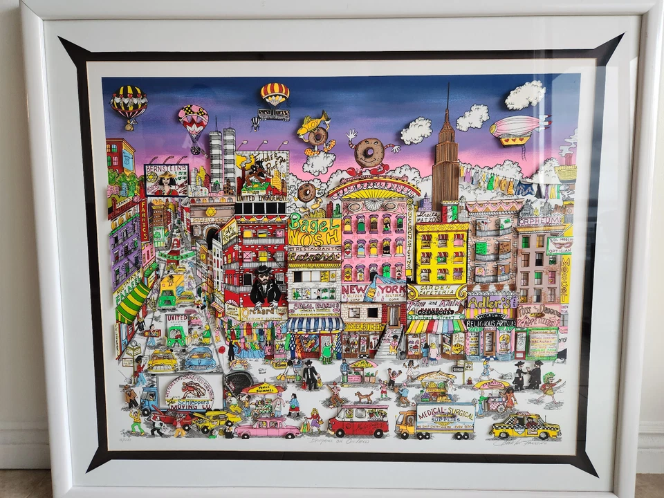 Charles Fazzino 'Bargains on Orchard Street' 1992 - Image 1 of 4
