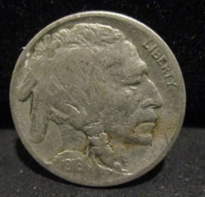 1916 Buffalo Nickel - Fine - Two Feathers! ENN COINS - Picture 1 of 2