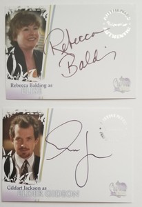 Inkworks Charmed Rebecca Balding Gildart Jackson Autographed Trading Cards