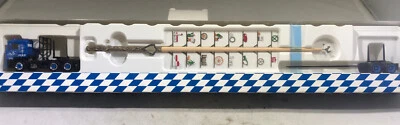 Herpa 1/87 MAN Tractor Trailer Semi Truck Bayern Totem Pole Post Sign Load - Image 1 of 4