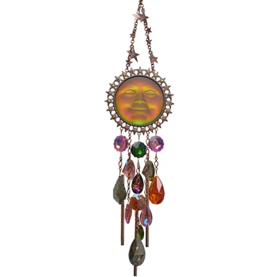 Kirks Folly 40 Aniversario Starlight Dream Vidrio Vista al Mar Luna Viento Carillón rgt Foto 1 de 4