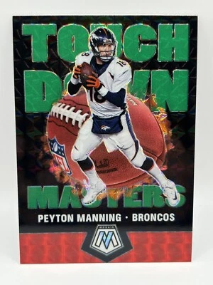 2020 Panini Mosaic Touchdown Masters Insert Mosaic Green Peyton Manning #TM10 NM - Image 1 of 2