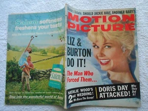 MOTION PICTURE Magazine-NOVEMBER,1963-LIZ & BURTON DO IT! - Picture 1 of 2