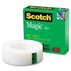 Scotch Magic Invisible Tape - 1" Width X 36 Yd Length - 1" Core - Writable