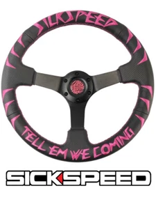 Pink SICKSPEED Steering Wheel P10 - Picture 1 of 1