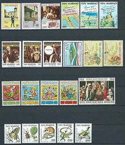 1990 SAN MARINO ANNATA 23 VALORI MNH ** - ED - Picture 1 of 1