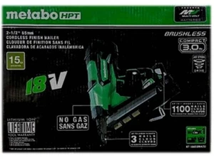 Metabo NT1865DMASTM Cordless Angled Finish Nailer Kit w/Battery 2-1/2'' 15-Ga - Picture 1 of 12