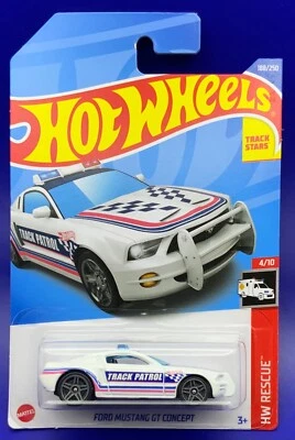 Hot Wheels Ford Mustang GT Concept (Track Stars) 188/250 HCW25 - BLANCO Foto 1 de 4