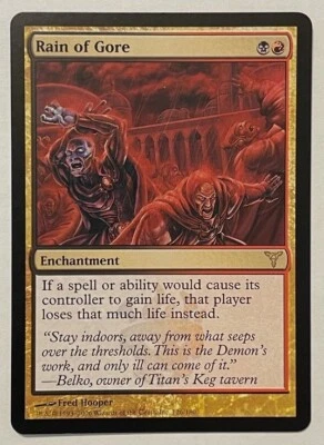 Rain of Gore - Dissension MTG Magic the Gathering - Image 1 of 2