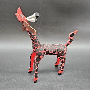 Alebrije Giraffe Handmade Wood Folk Art Candido Perez Tilcajete Oaxaca Mexico - Picture 1 of 7