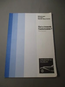AS985 Livre Musée Daimler Benz Museum Qui a inventé l'automobile ? 1986 21x29,7 - Picture 1 of 7
