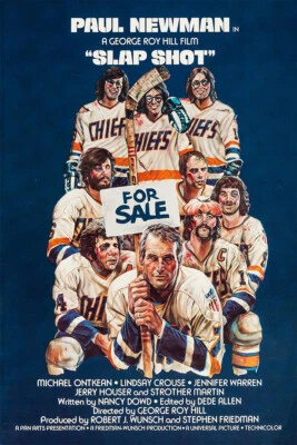 Slap Shot 1977 Drama Comedy Sports Cinema Film Movie Wall Art - POSTER 20"x30"
