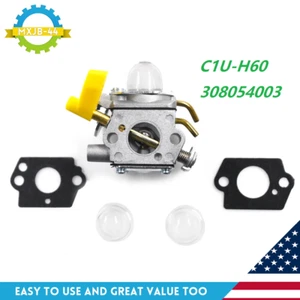 Carburador para Homelite Ryobi 308054003 308054028 308054043 Zama C1U-H60 26/30CC - Imagen 1 de 5