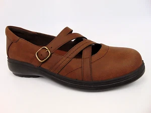NEW! EASY STREET Comfort Wave Loafers Mary Jane Shoes Women's Size 9.5 M, Brown - Picture 1 of 10