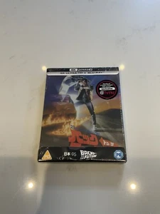 Back To The Future HMV Japanese Steelbook - 4K UHD/Blu-Ray - Rare FACTORY SEALED - Picture 1 of 4