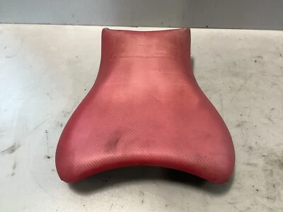 08-20 Suzuki Hayabusa GSXR 1300 ROJO PERSONALIZADO ASIENTO CONDUCTOR COJÍN SILLÍN OEM Foto 1 de 3